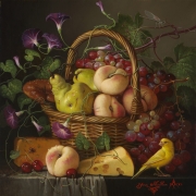 Still Life with Fruit and Cheese
