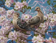Dove with Blossoms